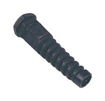 50007M12BSSW-F - JACOB - 50007M12BSSW-F - Cable Gland, Spiral Top, IP68 5 Bar, M12 x 1.5, 3 mm, 6.5 mm, Nylon 6 (Polyamide 6), Black, IP68