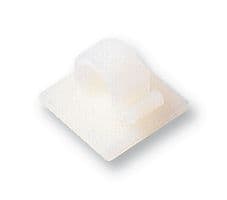 151-06798 RA 13 NAT(50PACK) - HELLERMANNTYTON - 151-06798 RA 13 NAT(50PACK) - Fastener, Round Design, Adhesive Backed Cable Clamp, Nylon (Polyamide), Natural, 25 mm, 25 mm