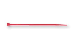 111-01812 T18R-PA66-RD - HELLERMANNTYTON - 111-01812 T18R-PA66-RD - Cable Tie, Inside Serrated, Nylon 6.6 (Polyamide 6.6), Red, 100 mm, 2.5 mm, 20 mm, 18 lb