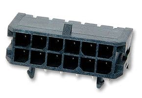 43045-2200 - MOLEX - 43045-2200 - Pin Header, Right Angle, Wire-to-Board, 3 mm, 2 Rows, 22 Contacts, Through Hole Right Angle