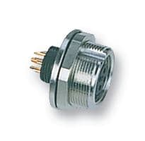 09 0424 80 07 - BINDER - 09 0424 80 07 - Circular Connector, Subminiature Circular Connector, 712 Series, Panel Mount Receptacle, 7 Contacts