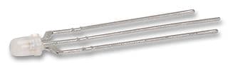 L-93WEGW - KINGBRIGHT - L-93WEGW - LED, Green, Red, Through Hole, T-1 (3mm), 60 °, Round, R 30mA, G 25mA