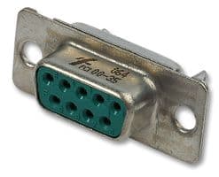 DB25S064HTLF - AMPHENOL COMMUNICATIONS SOLUTIONS - DB25S064HTLF - D Sub Connector, DB25, Standard, Receptacle, FCI D, 25 Contacts, DB, Solder Cup