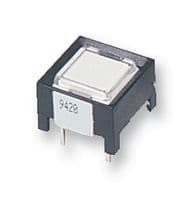 87CC3-201 - GRAYHILL - 87CC3-201 - Keypad, 87 Series, 1 x 1, Matrix, PC (Polycarbonate), 10 mA, 24 V