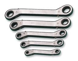 S5082 - DURATOOL - S5082 - Wrench Set, Ring Ratchet, Metric, Vinyl Pouch, Assorted Sizes, 5 Pieces