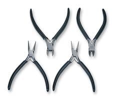 628529 - DURATOOL - 628529 - Plier & Cutter Set, 4 Pieces, Full Flush Side & Oblique Cutter, Long Nose, Flat Nose Pliers