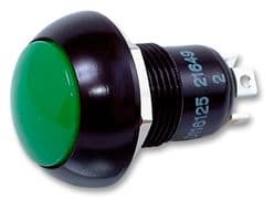 P3D116125 - OTTO CONTROLS - P3D116125 - Industrial Pushbutton Switch, P3-D Series, Momentary, Flush, Green