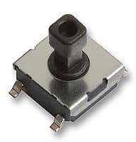 B3FS-1052 - OMRON ELECTRONIC COMPONENTS - B3FS-1052 - Tactile Switch, B3FS Series, Top Actuated, Surface Mount, Plunger for Cap, 150 gf, 50mA at 24VDC