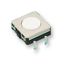 B3W-4000S - OMRON ELECTRONIC COMPONENTS - B3W-4000S - Tactile Switch, B3W Series, Top Actuated, Through Hole, Round Button, 200 gf, 50mA at 24VDC