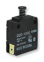 D2D-1000 - OMRON - D2D-1000 - Safety Interlock Switch, D2D Series, SPDT, Quick Connect, Solder, 250 V, 16 A, IP40