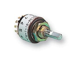 56SD30-01-1-AJS - GRAYHILL - 56SD30-01-1-AJS - Rotary Switch, 12 Position, 1 Pole, 30 °, 200 mA, 115 V, 56 Series