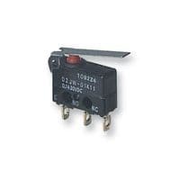 D2JW-01K1A1 - OMRON ELECTRONIC COMPONENTS - D2JW-01K1A1 - Microswitch, Ultra Subminiature, Short Lever, SPDT, Solder, 100 mA, 30 V