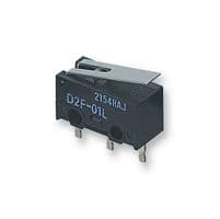 D2FL - OMRON ELECTRONIC COMPONENTS - D2FL - Microswitch, Snap Action, Lever, SPDT, Solder, 3 A, 30 V