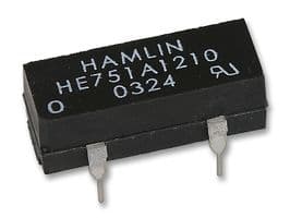 HE751A1210 - LITTELFUSE - HE751A1210 - Reed Relay, SPST-NO, 12 VDC, HE700 Series, Through Hole, 1 kohm, 500 mA