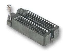 40-6554-10 - ARIES - 40-6554-10 - IC & Component Socket, 40 Contacts, DIP Socket, 2.54 mm, X55X, 15.24 mm, Beryllium Copper