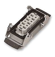 10.0720+10.1710 - LAPP - 10.0720+10.1710 - Heavy Duty Connector, Panel Mount, EPIC HBS Series, Panel Mount, Receptacle, 6 Contacts, 2 Rows