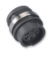 99 0624 00 07 - BINDER - 99 0624 00 07 - Circular Connector, Miniature Circular Connector, 678 Series, Panel Mount Receptacle, 7 Contacts