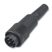 99 0621 00 07 - BINDER - 99 0621 00 07 - Circular Connector, Miniature Circular Connector, 678 Series, Cable Mount Plug, 7 Contacts