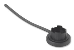 08 1080 000 000 - BINDER - 08 1080 000 000 - Dust Cap / Cover, Protection Cap, 423 Series Circular Female Socket, Nylon (Polyamide) Body