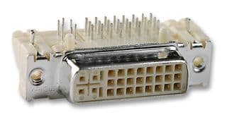 743201004 - MOLEX - 743201004 - DVI Connector, DVI-I (Integrated), Receptacle, 29 Contacts, Panel PCB Mount
