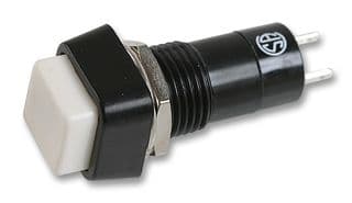 R13-23A-05-BW - MULTICOMP PRO - R13-23A-05-BW - Pushbutton Switch, Non-Latching, R13-23x, 12.2 mm, SPST-NO, Off-(On), Round, White