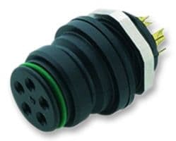 99 9128 00 08 - BINDER - 99 9128 00 08 - Circular Connector, Miniature Circular Connector, 720 Series, Panel Mount Receptacle, 8 Contacts