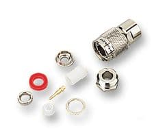 T1141A1-ND3G-1-50 - AMPHENOL RF - T1141A1-ND3G-1-50 - RF / Coaxial Connector, TNC Coaxial, Straight Plug, Clamp, 50 ohm, RG58, RG58C, RG142A, RG223