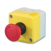 XALK178F - SCHNEIDER ELECTRIC - XALK178F - Control Station, 2NC, Yellow, Red 40mm Mushroom Head Pushbutton, Turn to Release