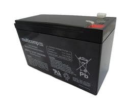 MPUF12-7.2 - MULTICOMP PRO - MPUF12-7.2 - Rechargeable Battery, 12 V, Lead Acid, 7.2 Ah, Quick Connect, 1