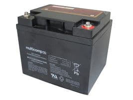 MPUF12-40 - MULTICOMP PRO - MPUF12-40 - Rechargeable Battery, 12 V, Lead Acid, 40 Ah, Bolt, 1