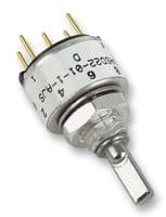 26ASD22-01-1-AJS - GRAYHILL - 26ASD22-01-1-AJS - Rotary Encoder, Mechanical, Absolute, 16 PPR, 16 Detents, Vertical, Without Push Switch
