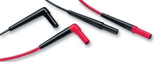 FLUKE TL224 - FLUKE - FLUKE TL224 - Test Lead Set, 4mm Banana Plug, Shrouded, 4mm Right Angle Banana Plug, Shrouded, 1 kV, 10 A