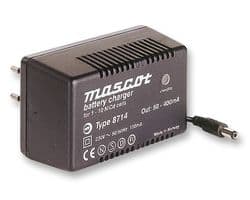 8714CC UK - MASCOT - 8714CC UK - Battery Charger, Plug In, NiCd, NiMH, UK, 8714 CC Series, 230VAC Supply Voltage