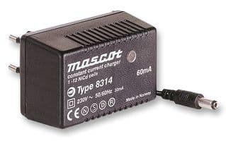 8314 CC EURO - MASCOT - 8314 CC EURO - Battery Charger, Plug In, 30 V, NiCd, NiMH, EU Plug