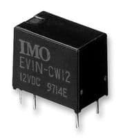 EV1N-C-WL-12VDC - IMO PRECISION CONTROLS - EV1N-C-WL-12VDC - Signal Relay, 12 VDC, SPDT, 1 A, EV1N Series, Through Hole, DC Sensitive