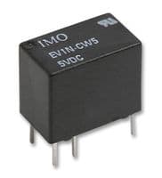 EV1N-C-WL-5VDC - IMO PRECISION CONTROLS - EV1N-C-WL-5VDC - Signal Relay, 5 VDC, SPDT, 1 A, EV1N Series, Through Hole
