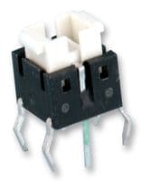 TLL-62BG - MULTICOMP PRO - TLL-62BG - Tactile Switch, TLL-6, Top Actuated, Through Hole, Plunger for Cap, 160 gf, 50mA at 12VDC