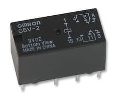 G5V-2 9DC - OMRON ELECTRONIC COMPONENTS - G5V-2 9DC - SIGNAL RELAY, DPDT, 9VDC, 2A, TH