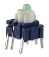 RA3FTL620 - MULTIMEC - RA3FTL620 - Tactile Switch, Multimec 3F Series, Top Actuated, Through Hole, Round Button, 300 gf