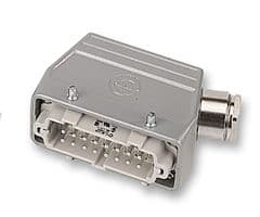 10.0420+10.1920+12.9544 - LAPP - 10.0420+10.1920+12.9544 - Heavy Duty Connector, EPIC HBE Series, Panel Mount, Plug, 10 Contacts, 2 Rows, Pin