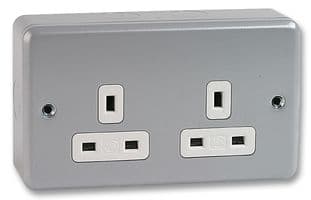 K850ALM - HONEYWELL - K850ALM - Socket, Surface, 2 Gang, 13 A, Unfinished