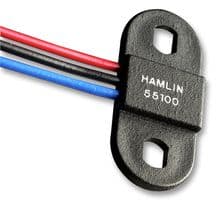 55100-3H-02-A - LITTELFUSE - 55100-3H-02-A - Hall Effect Proximity Sensor, Flange Mount, 55100 Series, Sink, 300mm Cable, 19 mm, 2.7 to 24 VDC