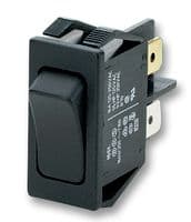 1551.3102 - MARQUARDT - 1551.3102 - Rocker Switch, On-Off, SPST, Non Illuminated, Panel Mount, Black, 1550 Series