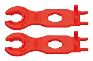 97 49 66 2 - KNIPEX - 97 49 66 2 - Mounting Tool, MC4 Solar Cable Connectors, 115mm, Plastic