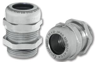 53112740 - LAPP - 53112740 - Cable Gland, M32, 11 mm, 21 mm, Brass, Metallic - Nickel Finish, IP68