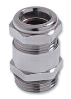 52105430 - LAPP - 52105430 - Cable Gland, M12 x 1.5, 3.8 mm, 4.8 mm, Brass, Metallic - Nickel Finish, IP68