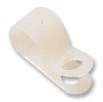 211-60069 H6P-PA66-NA - HELLERMANNTYTON - 211-60069 H6P-PA66-NA - Fastener, P Clip, Push Mount Cable Clamp, Nylon 6.6 (Polyamide 6.6), Natural, 10 mm