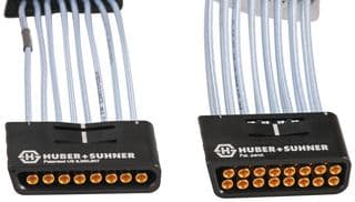 MF53/2X8A_21MXP/21SK_ERG/152 - HUBER+SUHNER - MF53/2X8A_21MXP/21SK_ERG/152 - RF / Coaxial Cable Assembly, 6 ", 152 mm, MULTIFLEX 53, MXP Jack, SK Jack x 16, 50 ohm