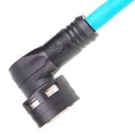 120406-0008 - MOLEX - 120406-0008 - Sensor Cable, M12, 90° Ultra-Lock 2.0 Receptacle, Free End, 4 Positions, 600 mm, 1.97 ft