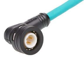 120406-0022 - MOLEX - 120406-0022 - Sensor Cable, M12, 90° Ultra-Lock 2.0 Plug, Free End, 4 Positions, 600 mm, 1.97 ft